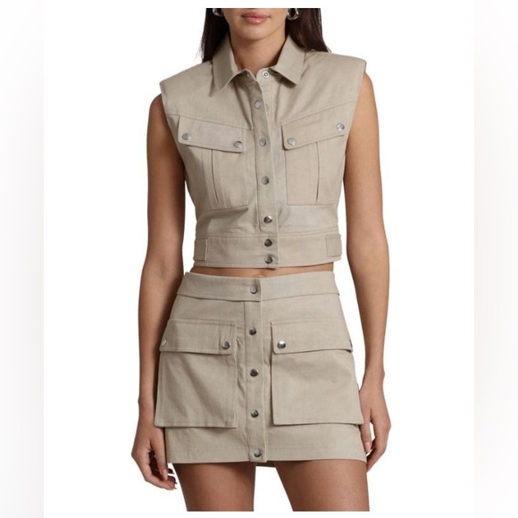 Avec Les Filles Utility Vest and Skirt - Picture 4 of 4